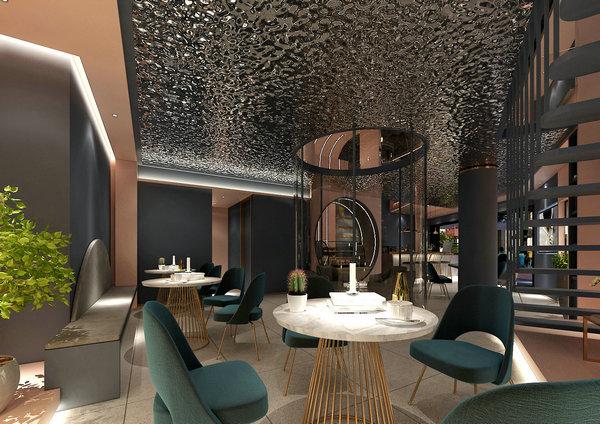 粉色佳人的香氛海洋魅惑之最新時尚網紅咖啡店設計|麥哲倫設計